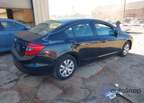 2012 Honda Civic Lx z USA, uszkodzony, nr VIN 2HGFB2F53CH527194